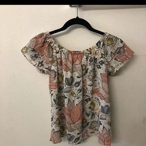 Loft floral print blouse